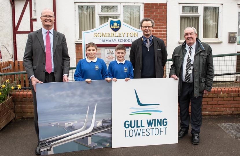 Gull Wing Bridge Lowestoft