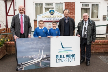 Gull Wing Bridge Lowestoft